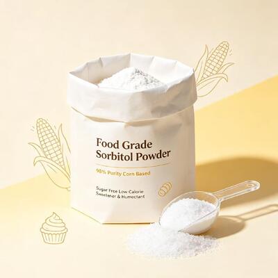 D-Sorbitol Powder Food Grade E420 Low Calorie Sweetener for Bakery and Seafood Industry, Wholesale and Bulk Supply