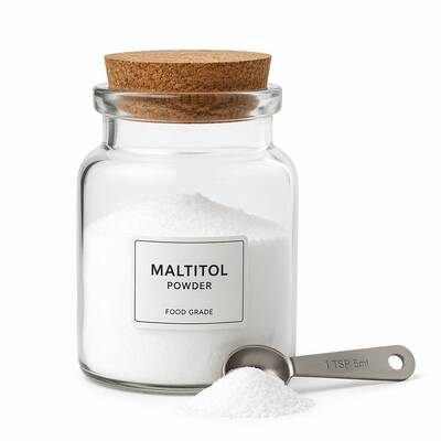 Food Grade Maltitol Powder 99% E965 — Sugar Alcohol Sweetener for Sugar-Free Chocolate, Baked Goods, Ice Cream & Chewing Gum CAS 585-88-6