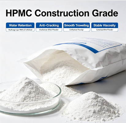 Construction HPMC Powder Reliable Performance for Interior‑Exterior Masonry Mortar and External Wall Insulation Compound