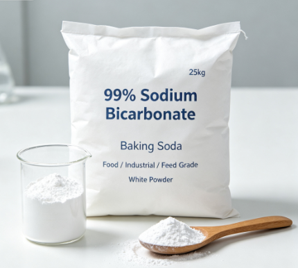 Factory Direct Supply Sodium Bicarbonate Baking Soda Anti‑Caking Good Flow 60‑200 Mesh Food Feed Industrial Grade Batch Inspection