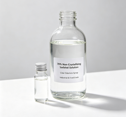 Food Grade 70% Non‑Crystallizing Sorbitol Solution Humectant Sweetener for Confectionery Cosmetic Raw Material