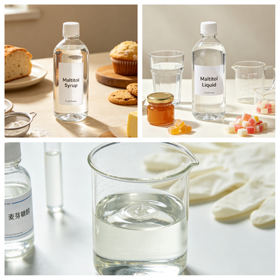 Maltitol Syrup 80/55 HSH, E965 Hydrogenated Starch Hydrolysate, Food Grade, 250kg Drum, Wholesale
