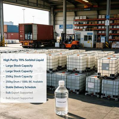 Bulk Sorbitol Liquid 70% Colorless Odorless Humectant Stabilizer For Food Beverage Cosmetic Oral Care Industrial Chemical Production