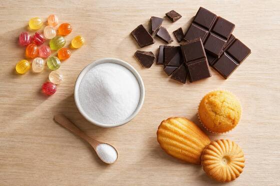 High Purity Maltitol Powder White Crystalline Sugar‑free Sweetener, Low Calorie Bulking Agent Comply with FCC USP EP Standards, Bulk Packed in 25kg Kraft PE Liner Bag for Food Processing Industry