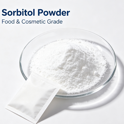 Free Flowing Sorbitol Powder Food and Cosmetic Grade Additive for Skincare Raw Material, Supplier and Exporter
