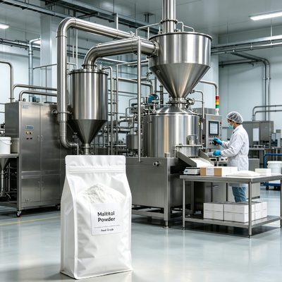 Bulk Crystalline Maltitol Powder E965 CAS 585‑88‑6｜BP USP EP FCC Sugar Alcohol Sweetener for Confectionery, Bakery & Pharmaceutical Excipient Wholesale Supplier