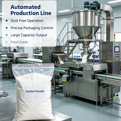 Food Grade Sorbitol Powder D-Glucitol E420 CAS 50-70-4 99% Min Crystalline Sugar Alcohol Sweetener Humectant for Confectionery Bakery Toothpaste
