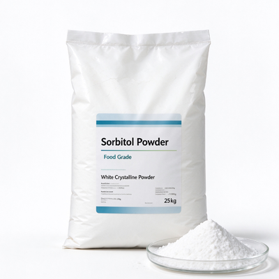 Sorbitol Powder BP USP EP Grade 80-120 Mesh, E420 D-Glucitol, Sugar Alcohol Humectant for Chewable Tablet, 25kg PP Bag