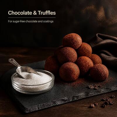 Maltitol Powder, Food Grade Sugar-Free Sweetener for Chocolate, Candy and Bakery Applications