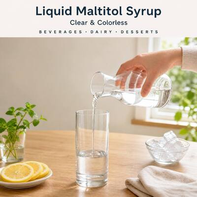 Sugar-Free Maltitol Liquid for Chocolate, Candy & Beverage Manufacturers, Wholesale Bulk Syrup Supply