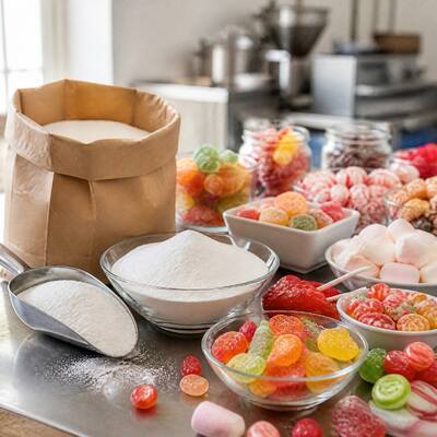 Maltitol Powder Food Grade Low Conductivity, E965 D-Maltitol, Tooth-Friendly Sweetener, 25kg PP Bag