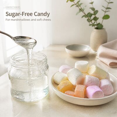 Clear Sorbitol Solution 70% Food Grade Humectant and Sweetener, D-Glucitol CAS 50-70-4, for Chewing Gum, 250kg Drum