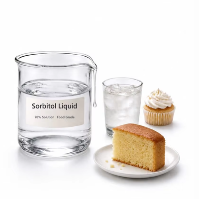 Clear Sorbitol Solution 70% Food Grade for Beverage, E420 CAS 50-70-4, Non-Crystallizing Sweetener, 250kg Drum, Direct from Factory