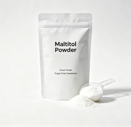 Maltitol Powder Food Grade Negligible Cooling, D-Maltitol CAS 585-88-6, Low Calorie Sugar Alcohol for Negligible Cooling