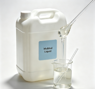 Maltitol Syrup FCC Grade Viscous Moisturizer for Toothpaste and Cosmetic Manufacturing, Factory Direct