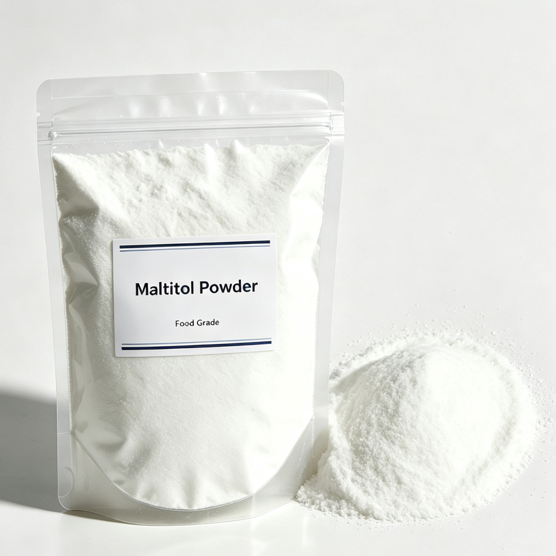 Maltitol Powder BP USP EP Grade 30-400 Mesh, E965 CAS 585-88-6, Non-Cariogenic Sweetener for Chewable Tablet, 25kg PP Bag