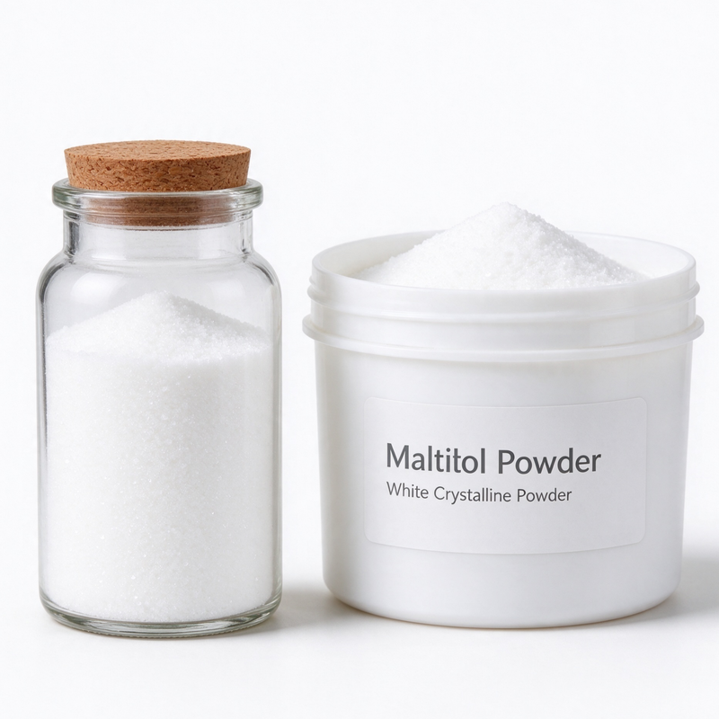 Maltitol Powder, Food Grade Sugar-Free Sweetener for Chocolate, Candy, Bakery and Beverage Applications, Bulk Supplier