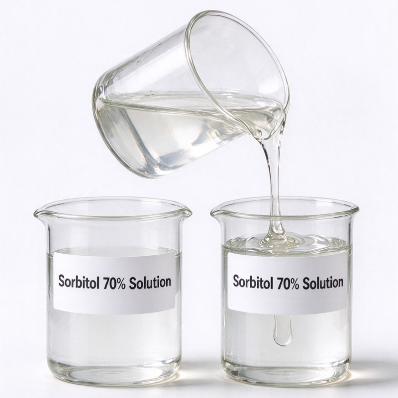 Liquid Sorbitol 70% Solution for Oral Care, Pharmaceutical and Food Formulations, Colorless Sugar-Free Sweetener and Humectant for Toothpaste, Candy and Syrup Manufacturers