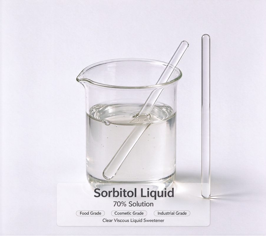 Sorbitol Solution for Bakery, Soft Drink and Pharmaceutical Manufacturing, Liquid Polyol Sweetener and Moisture Retainer in Bulk