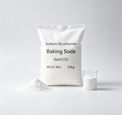 Factory Bulk Supply NaHCO3 Sodium Bicarbonate Multi-Grade Baking Soda Powder High Purity For Flue Gas Desulfurization Animal Nutrition Household Deodorant 25kg Kraft Bag